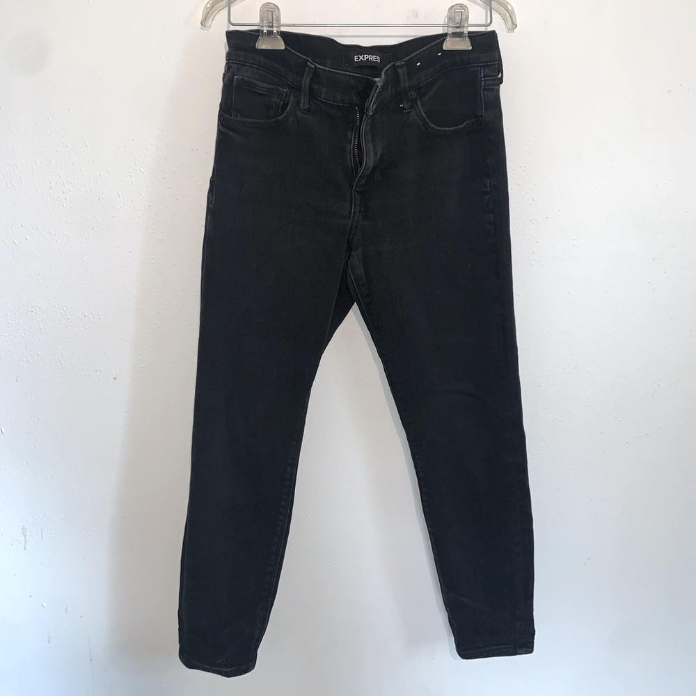 Express skinny black jeans